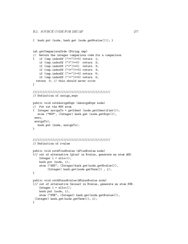 Compiler Design: Theory, Tools, and Examples - Page 277